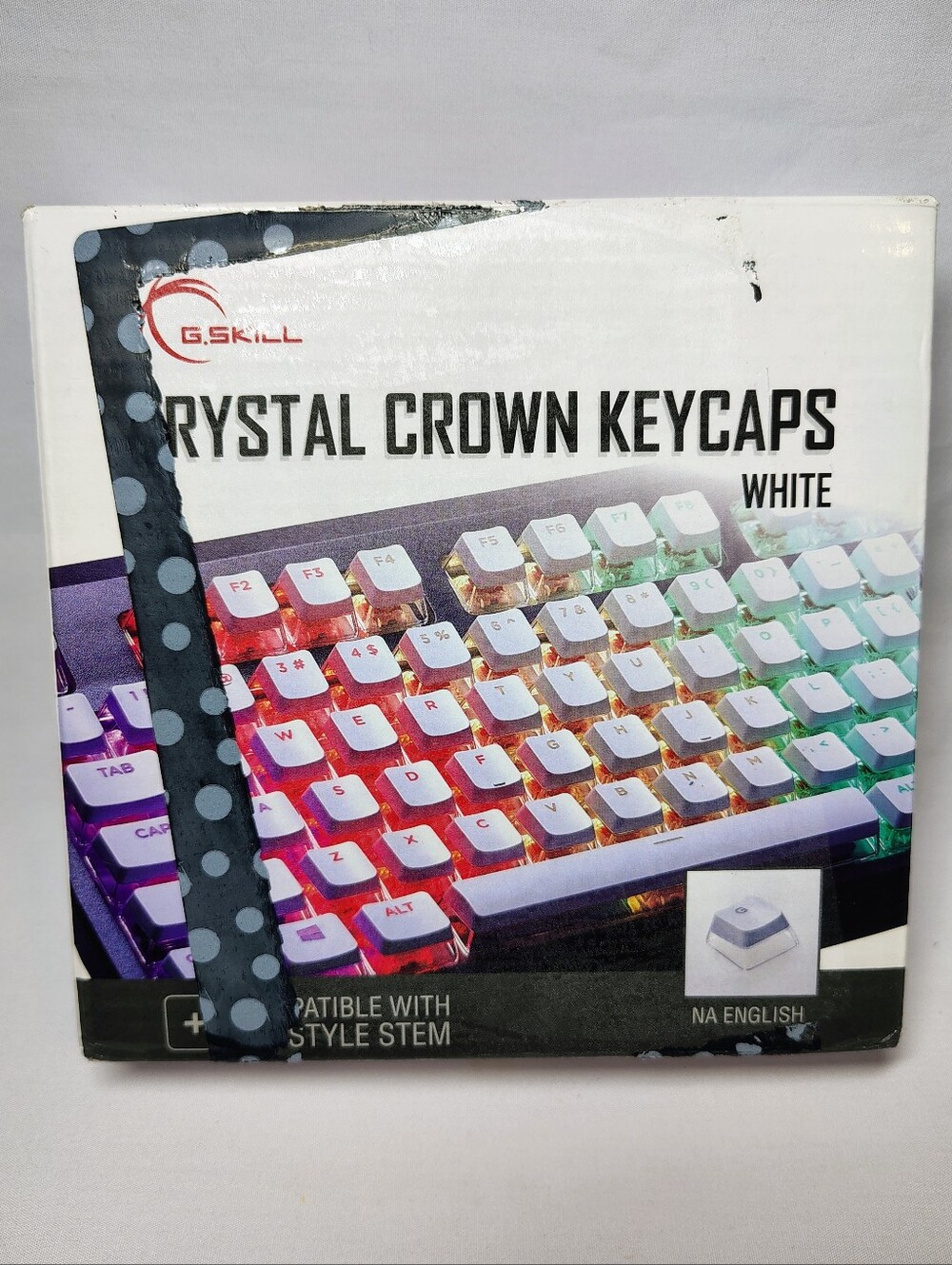 G.SKILL Crystal Crown Keycaps - White